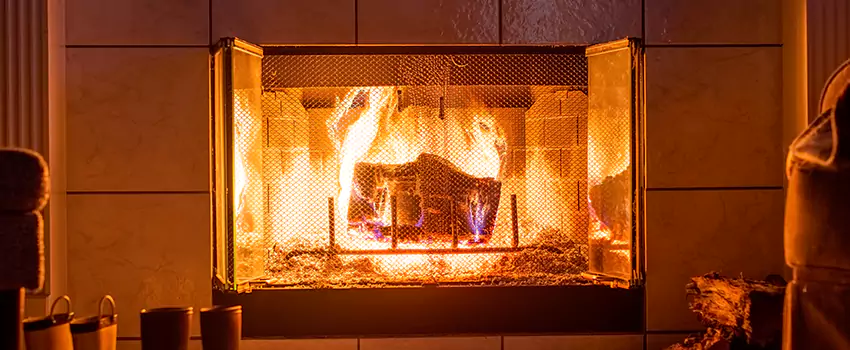 Mendota Hearth Landscape Fireplace Installation in Hutchinson, Kansas