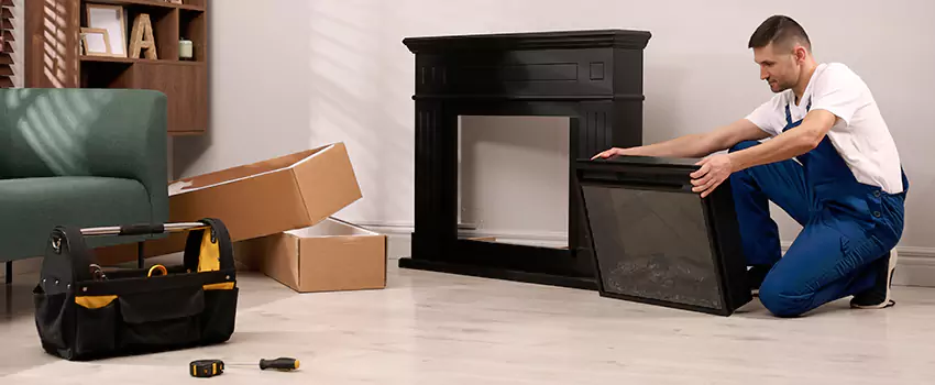 Old Rusted Metal Fireplace Repair And Replacement in Hutchinson, KS